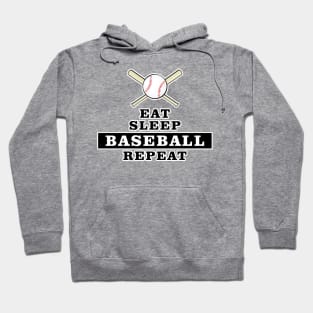 Eat, Sleep, Baseball, Reapeat Hoodie